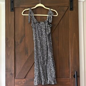 Pinkblush Black and White Floral Midi Dress (3/$20)